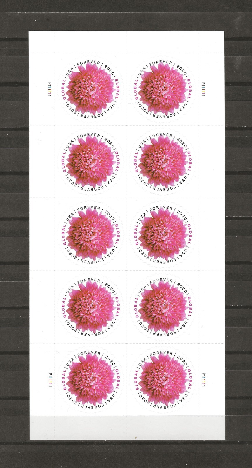 USPS Global International Mail Forever Postage Stamps (10 Sheets = 100 Stamps)