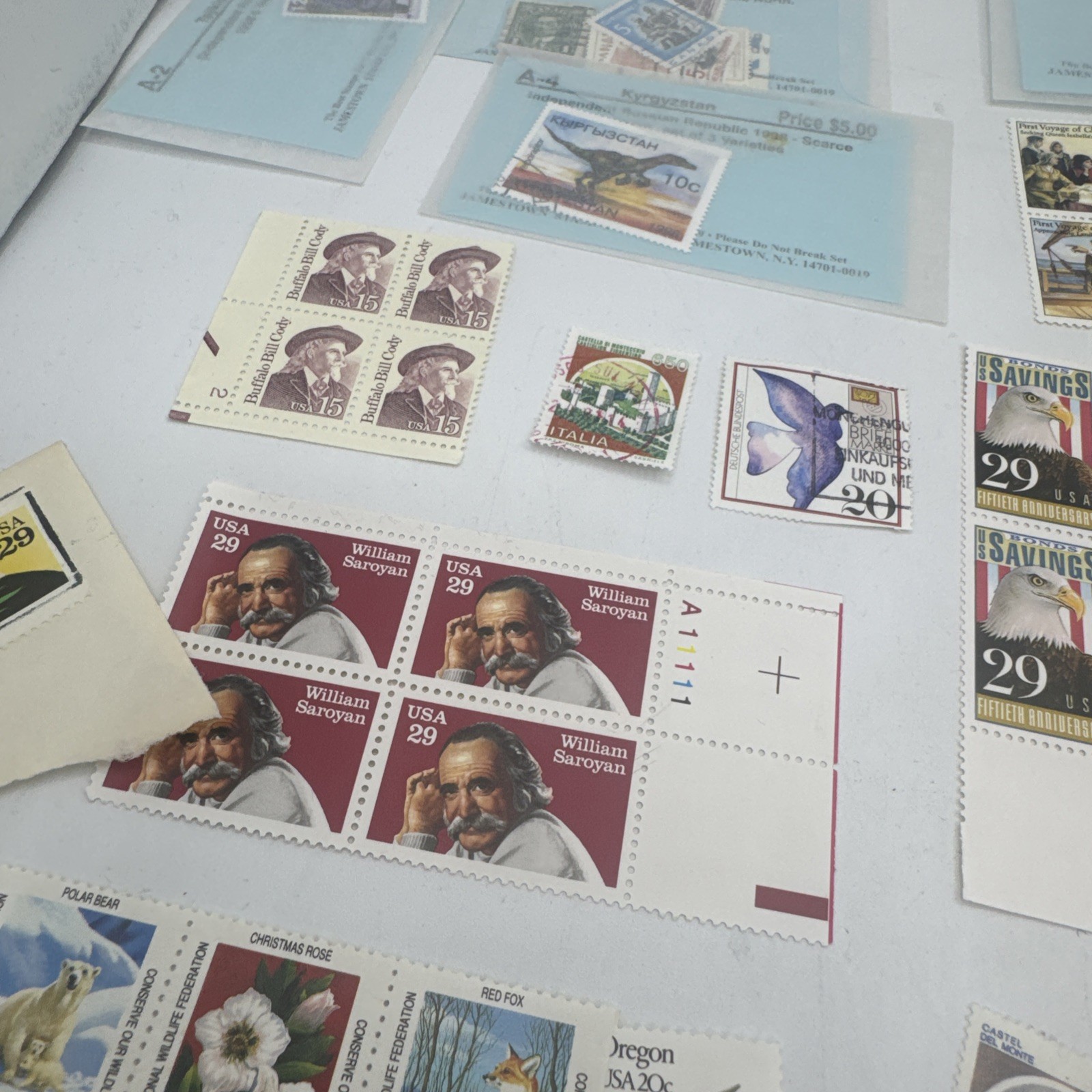 Mixed Lot of US & International Stamps & Sheets – Collection Mix Used & Unused