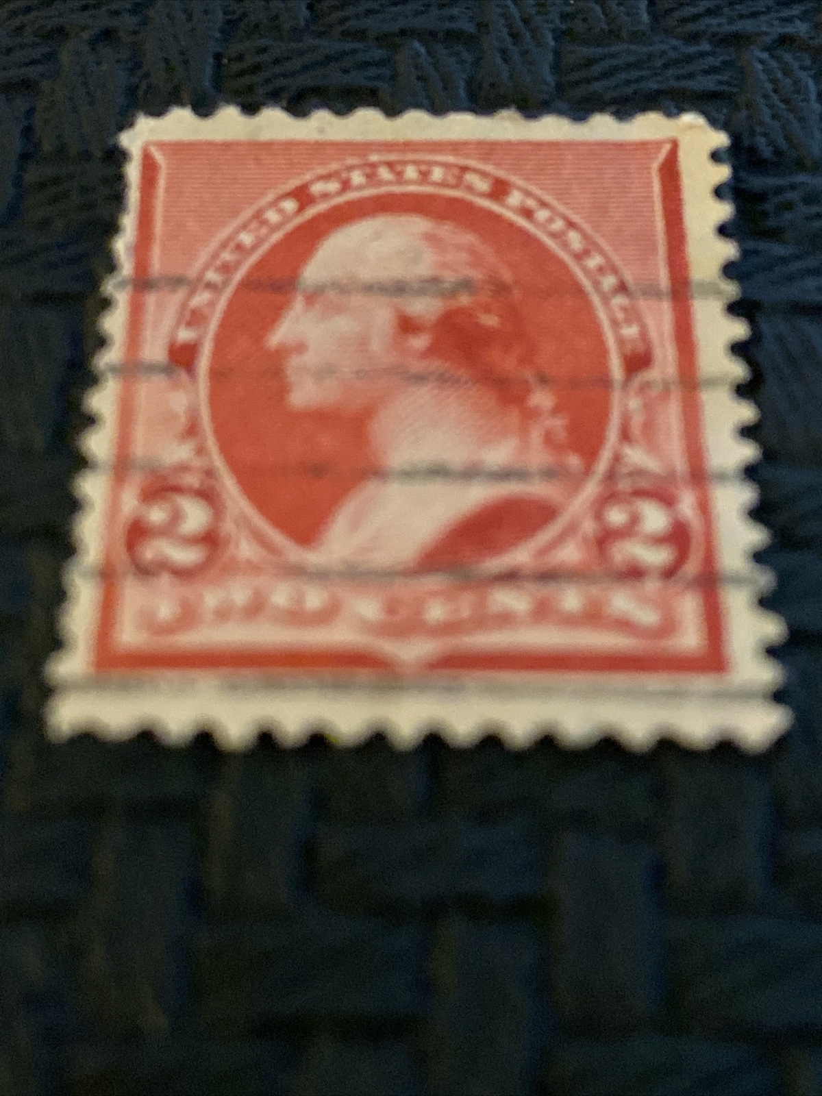 Rare US Stamp 1890 2c George Washington Used Banknote Great Condition
