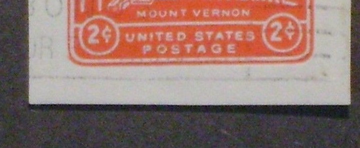 1926 U522 2ct Carmine on white (Die 1) Washington – Used