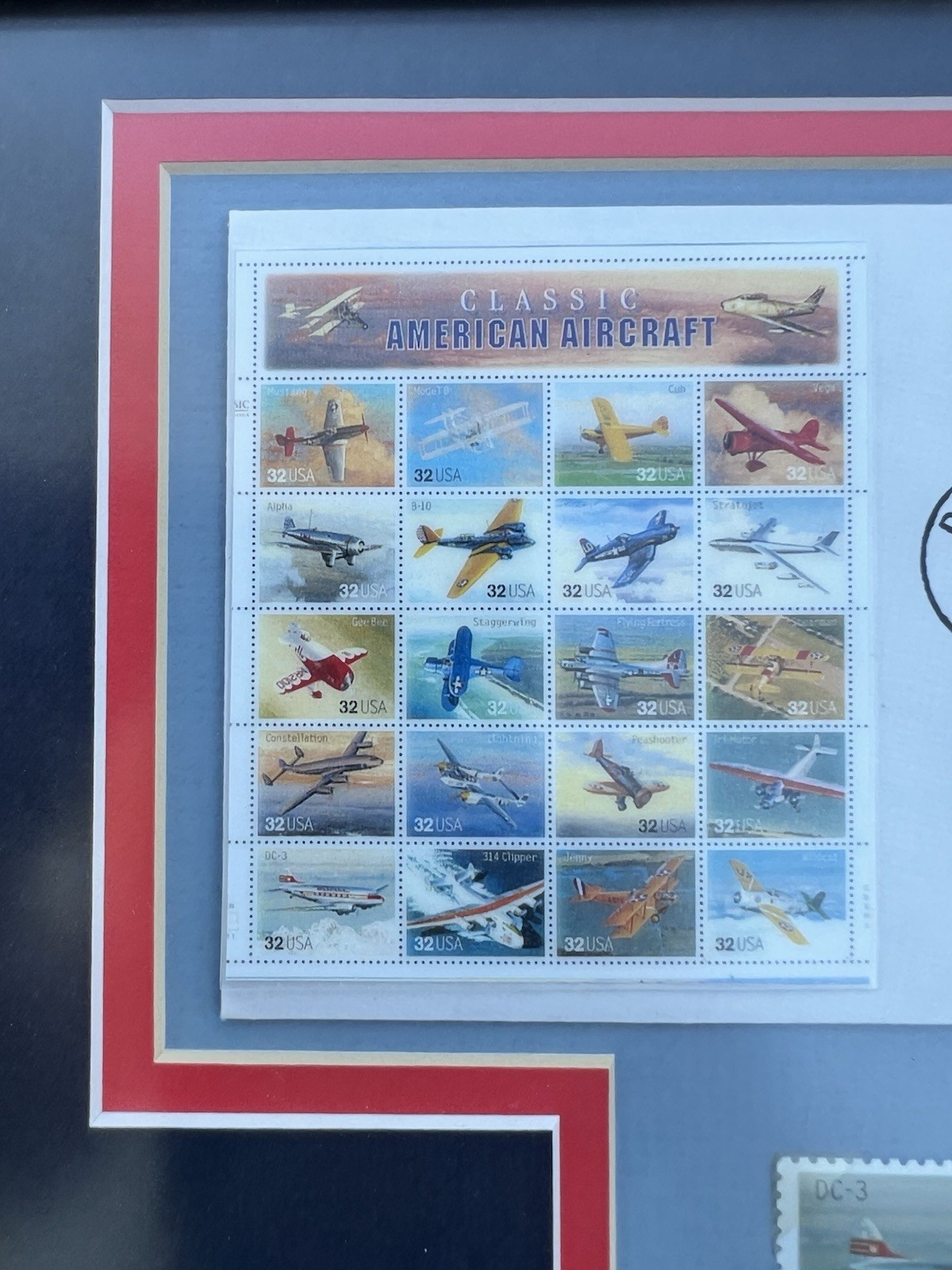 Classic postage stamps, issued by the US Postal Service in 1997.