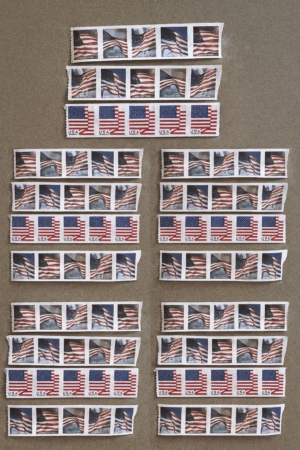 40 US Forever “Leftover” Stamps, Mint, Unused,. Free Tracked shipping