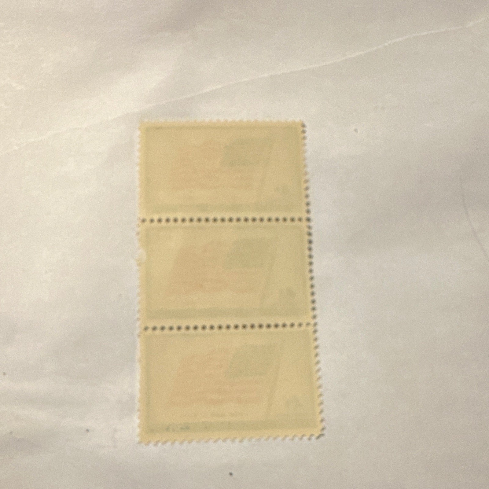 US 4¢ “Long May It Wave” American Flag Strip of 3 Stamps, 12¢ Face Value
