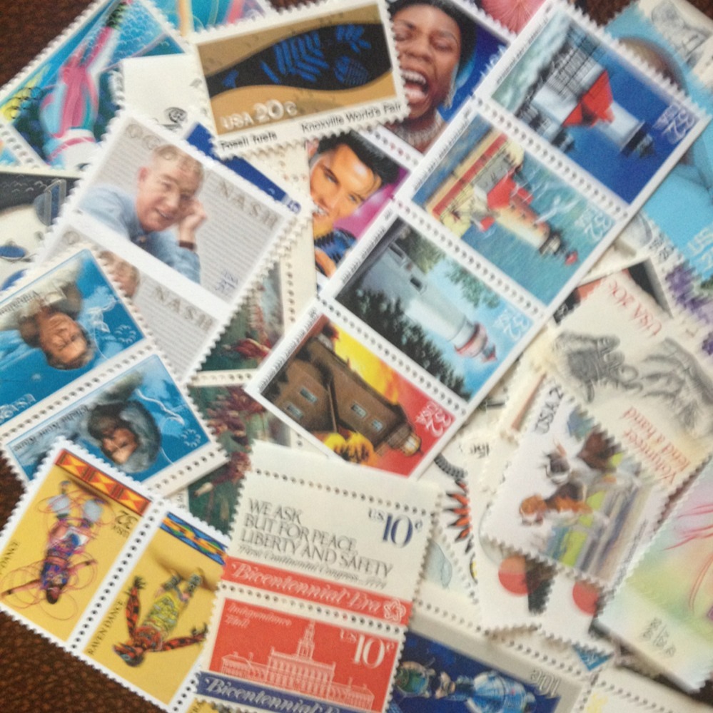 $75 face Mint multiples and singles 1cent to 1.00 WILL INCLUDE FOREVERS