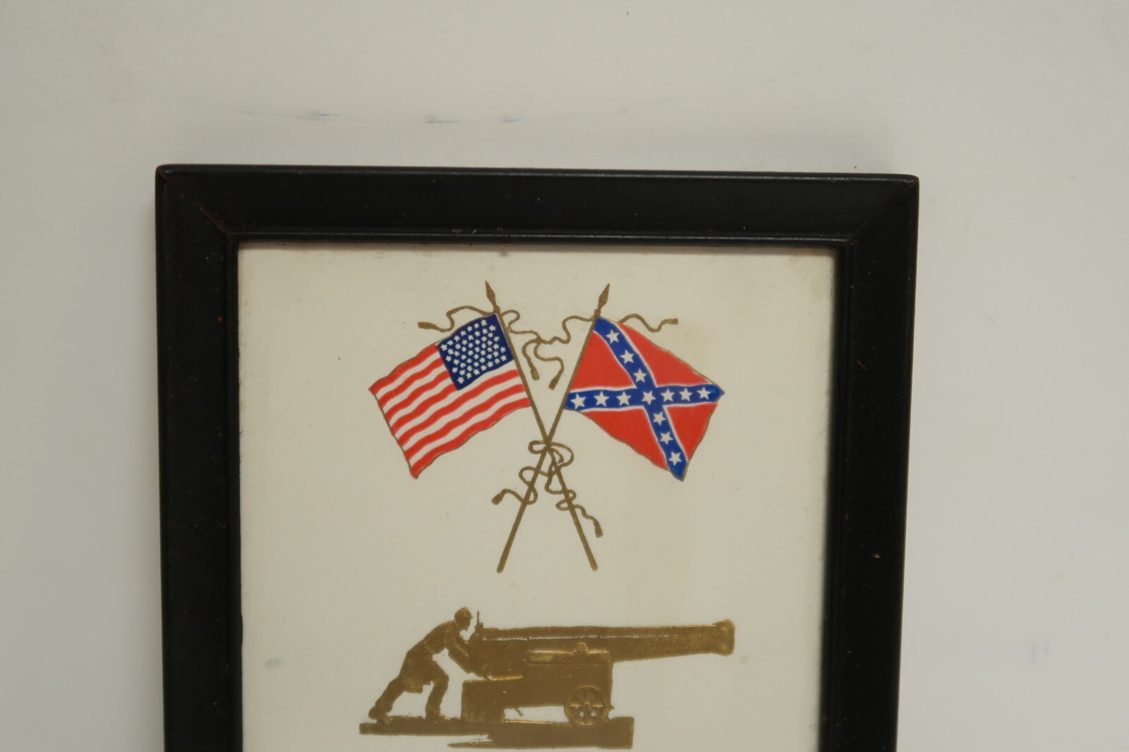 First Day of Issue Charleston 1961 Fort Sumter Stamp Framed 7″ x 5″