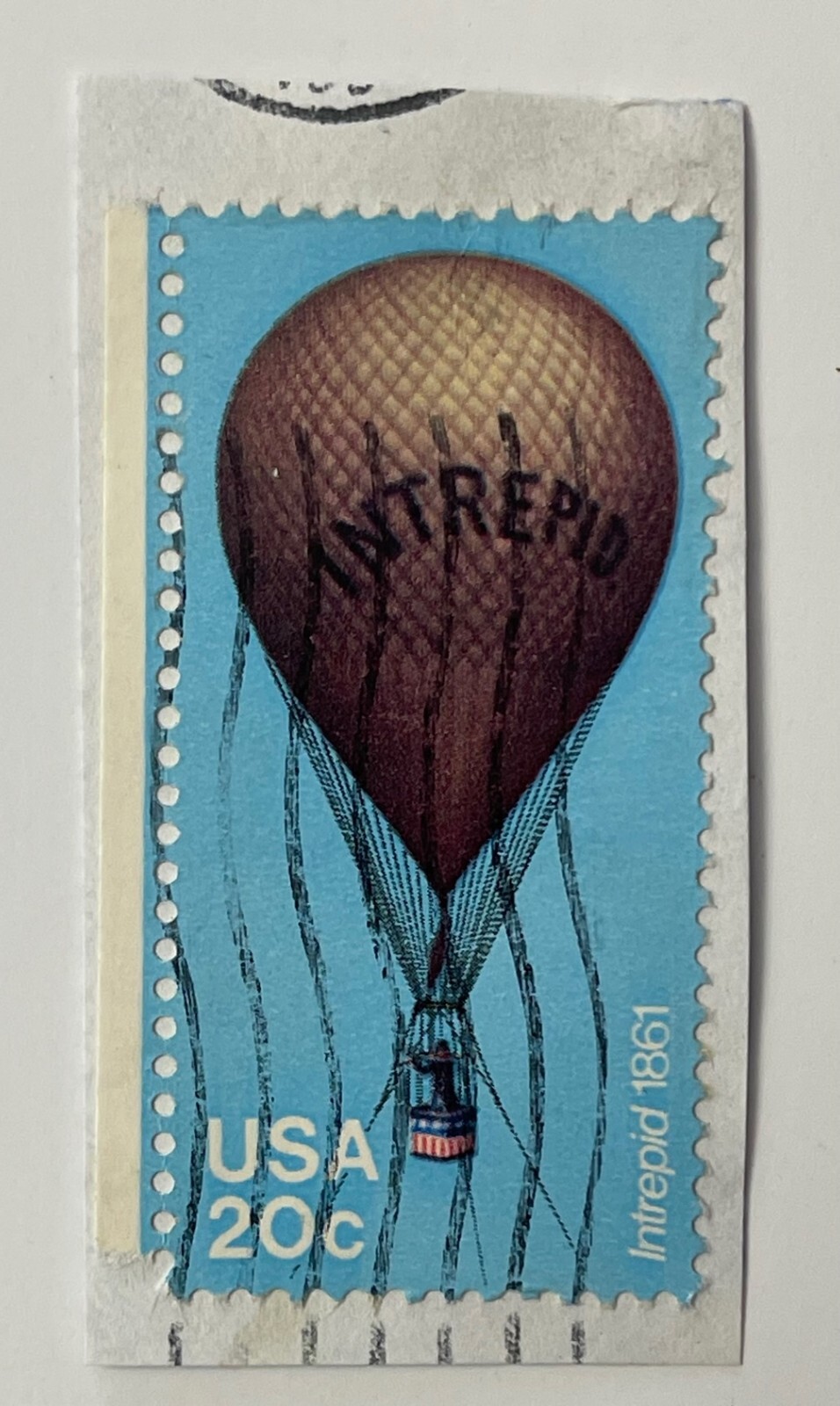 United States USA Postage Stamp 20 Cents Intrepid 1861 Canceled