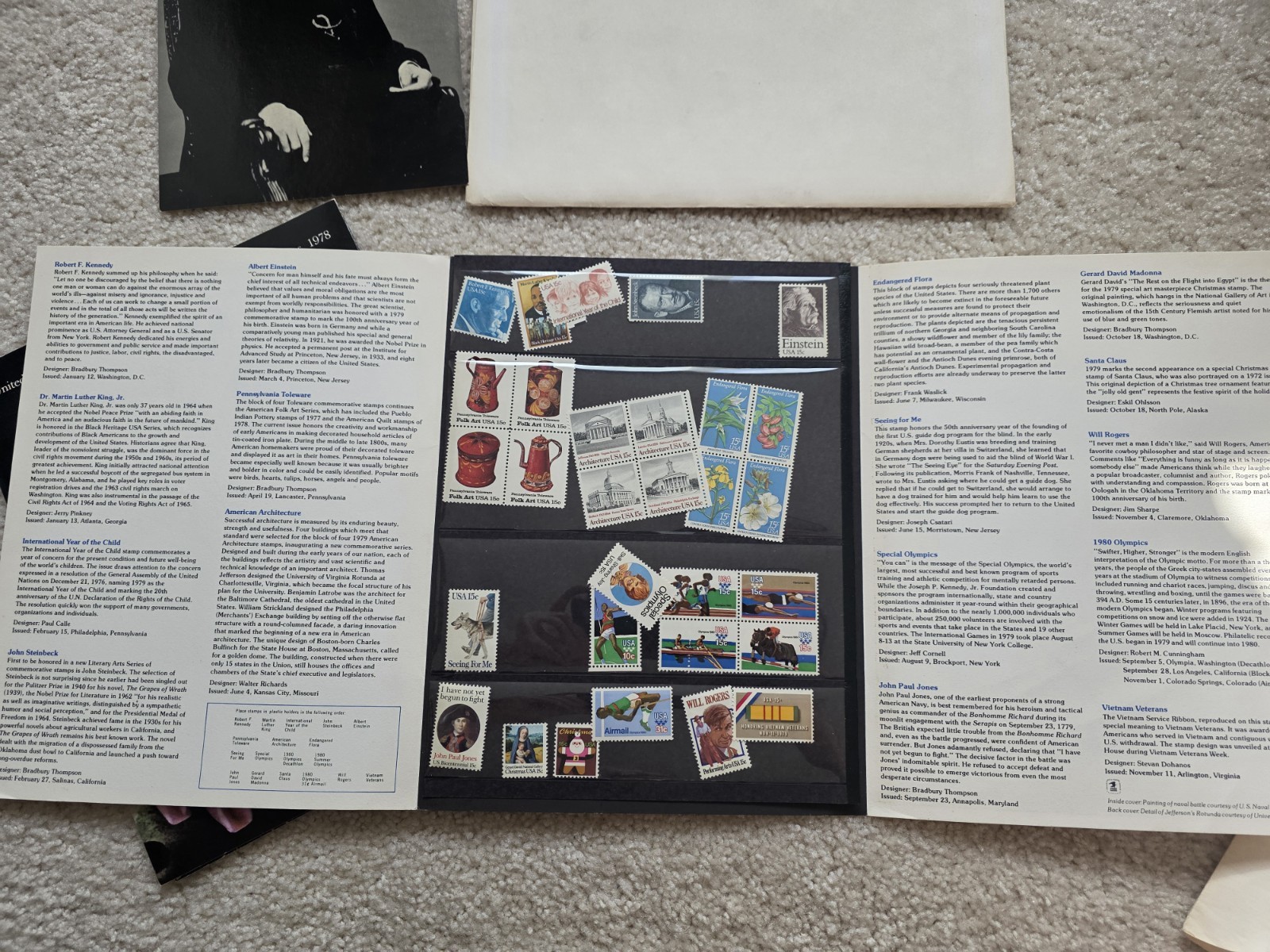 United States Postal Service Mint Set of Commemorative Stamps 1978, 1979