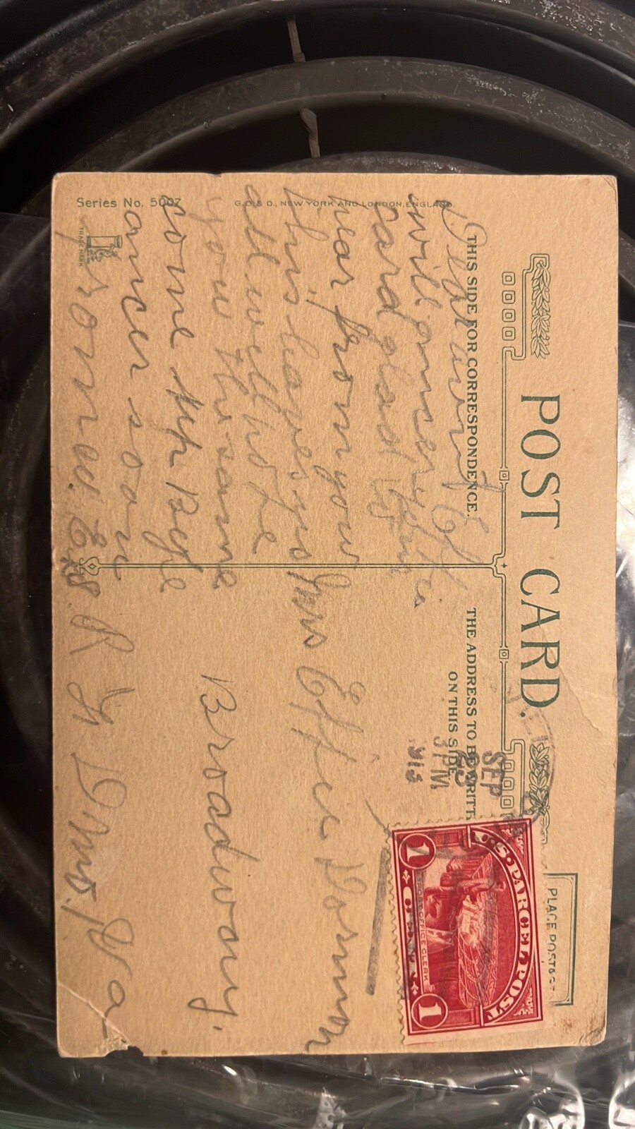 stamps 1900s Broadway va all good shape 