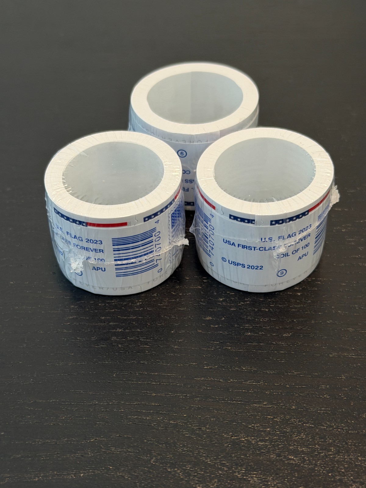 Rolls Of 100 2023/2024 U.S. Flag First Class US Postage Stamps