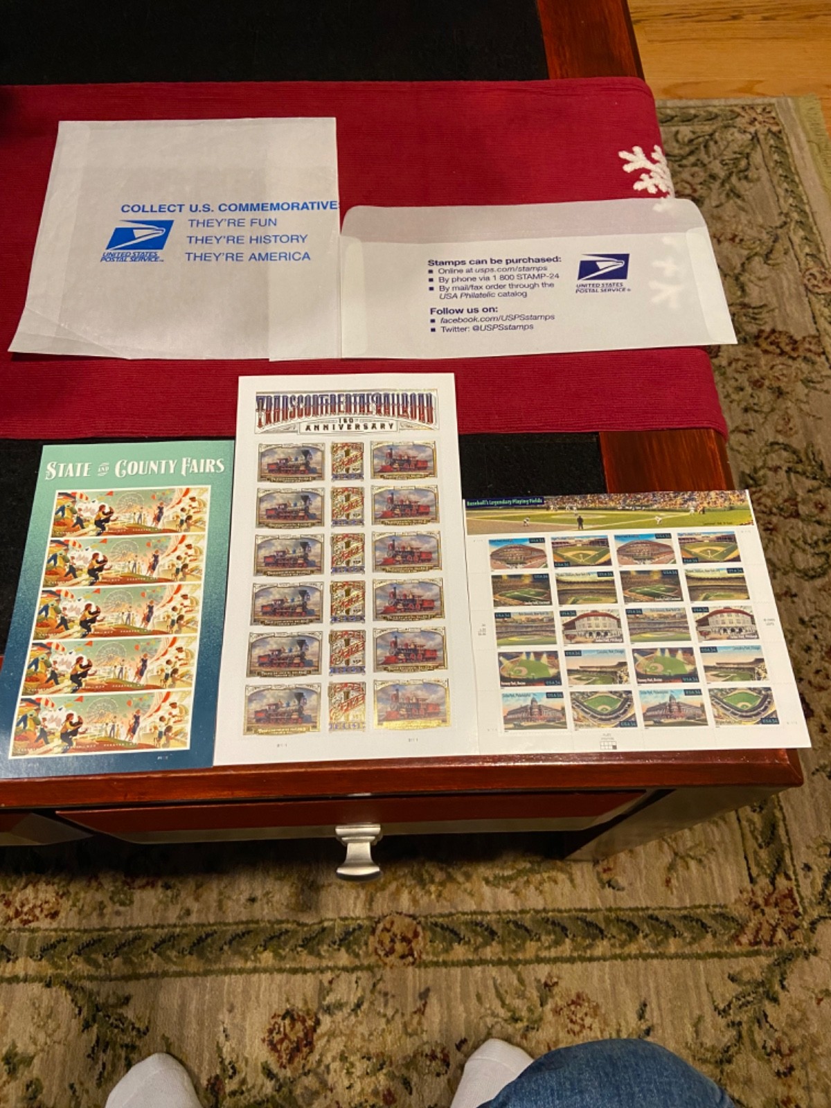 Baseball Fields, State & County Fair, Railroad 150th Anniversary Forever Stamps