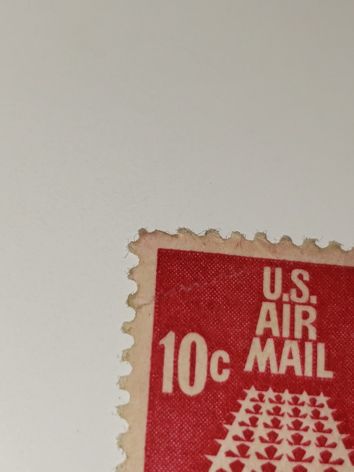 1968 US Air Mail Star Runway 10 cent USPS United States Postal postage stamp