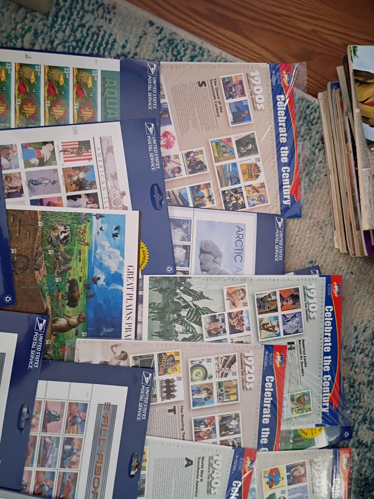 US Postage Stamps Face Value $175 Unused Great Collection Of Stamps