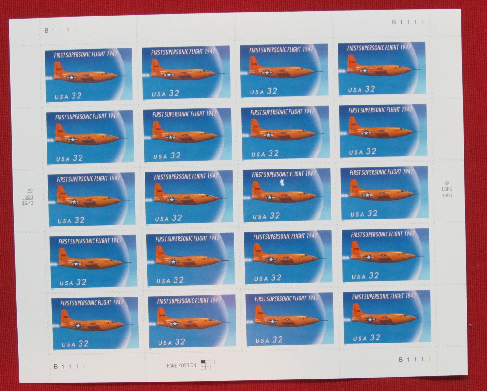 Five Sheets x 10 = 50 Nature of America: PLAINS PRAIRIE 34¢ US Stamps USA # 3506