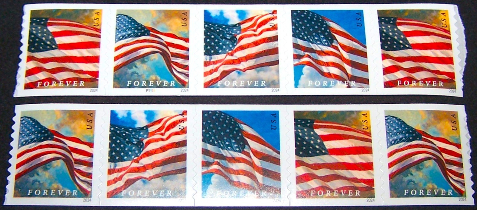 10 Forever Stamps – Brand New 2024 from coil MNH