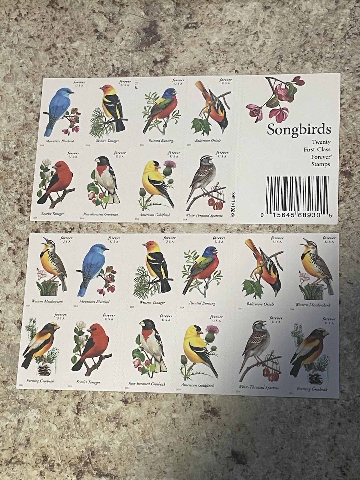USPS Forever Stamps – Songbirds (2014) MNH Single Stamp Random First Class