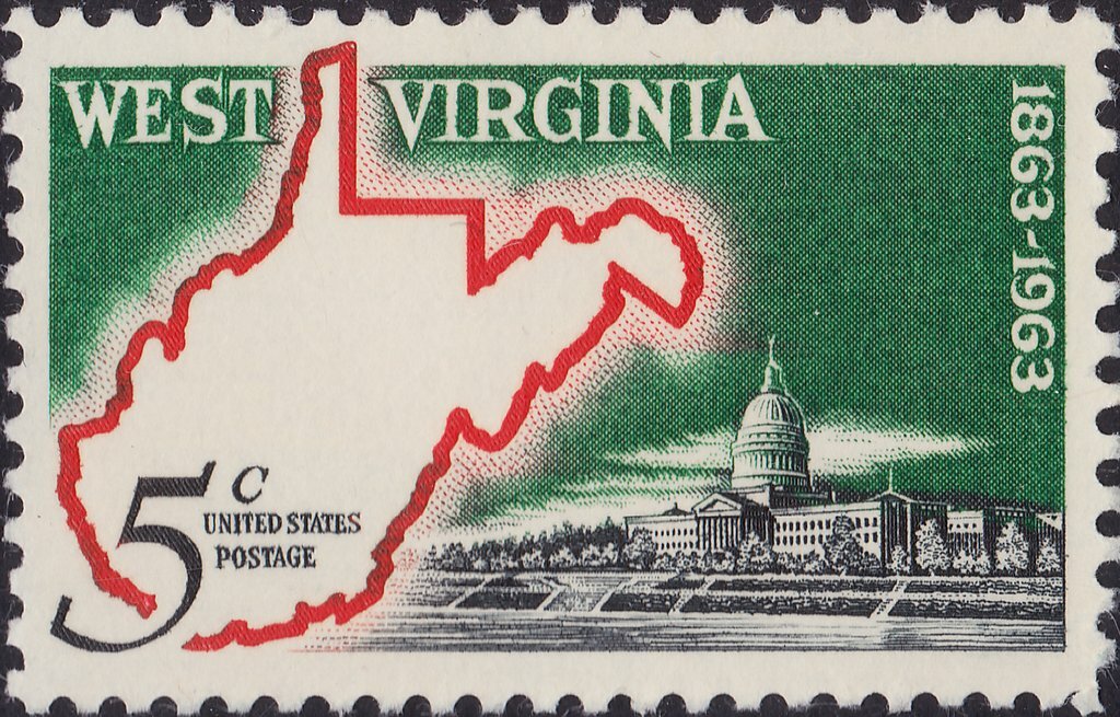 USA 1963 – Statehood West Virginia, 1863-1963 Anniversary – MNH Stamp – Sc.#1232