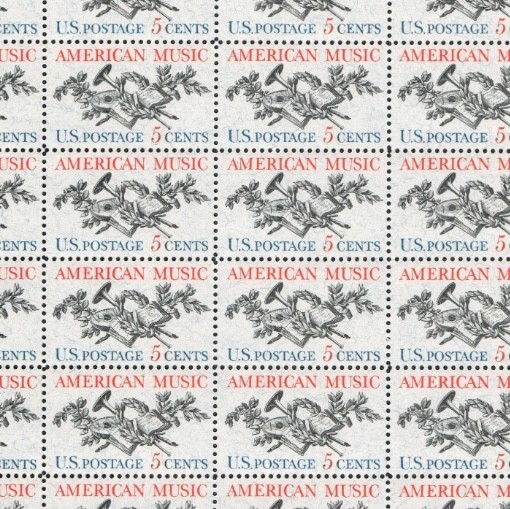 United States 5¢ American Music (ASCAP) Postage Stamp #1252 Pack of 100