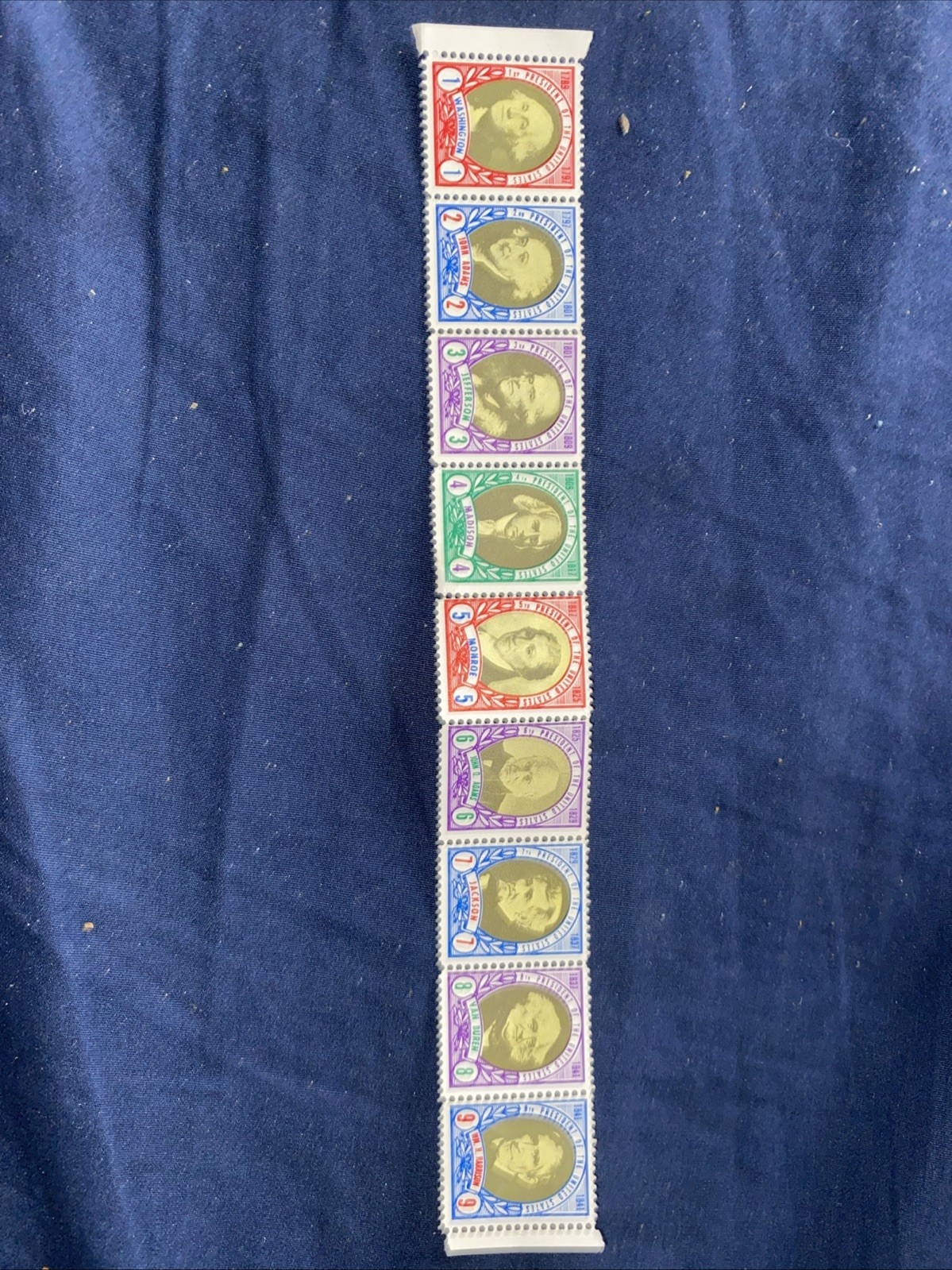 Rare!!!: 9 Us Stamps Never Been Used