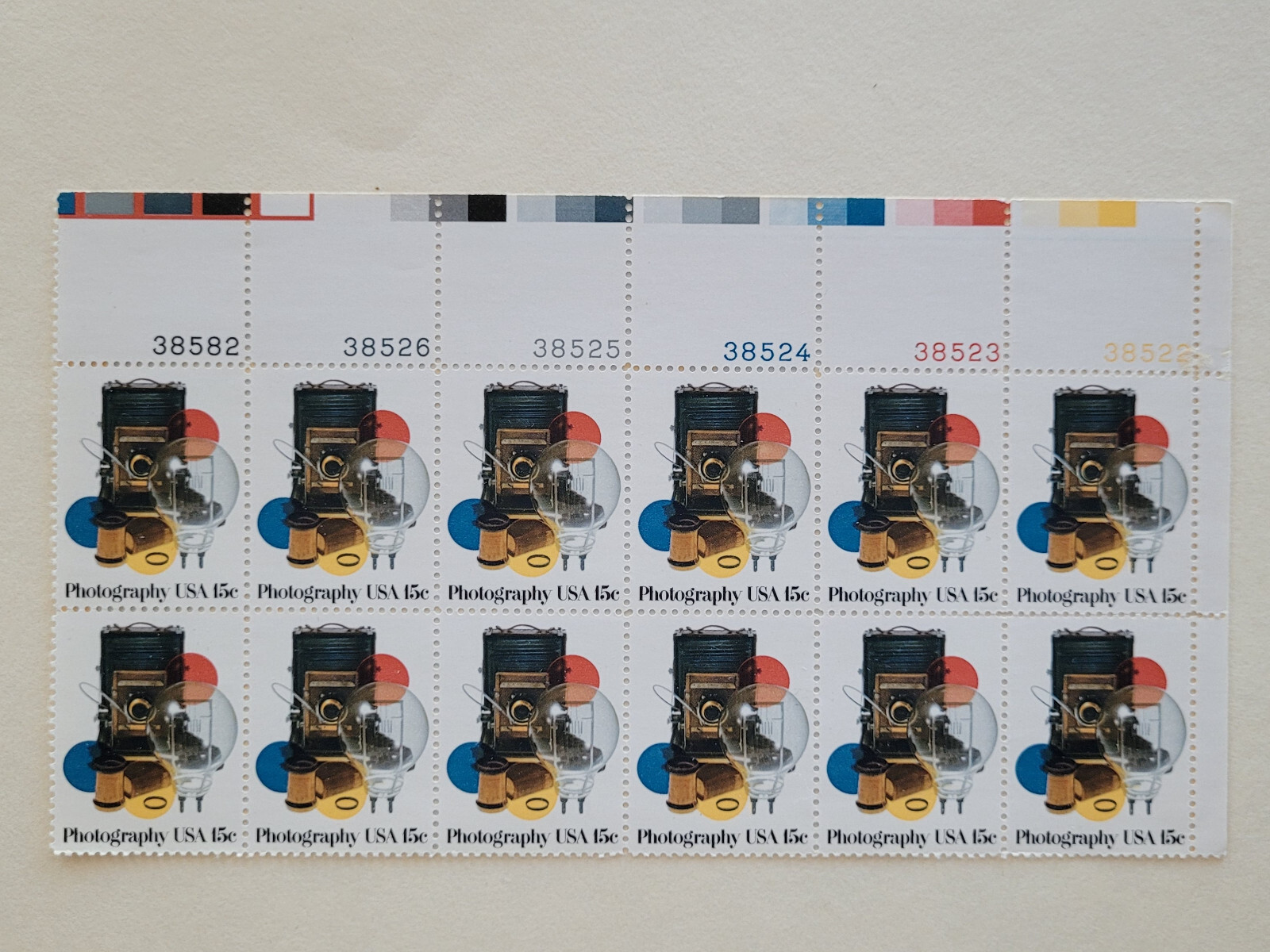 US Stamps Photography 1978 15c Plate Block of 12 Scott #1758 MNH