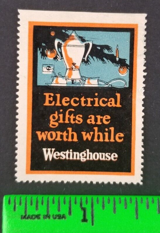 Vintage Westinghouse Electrical Gifts Poster Stamp