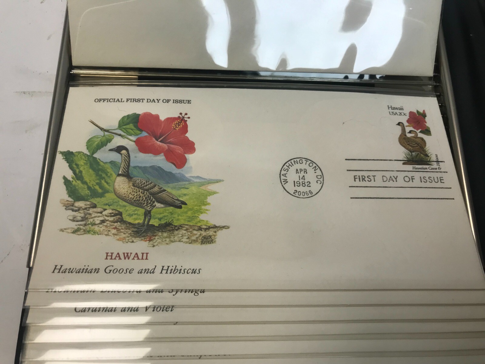 Official Birds and Flowers of Our Fifty States First Day Cover Stamp Collection