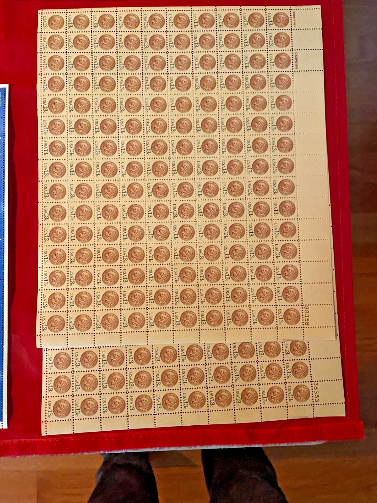 US Postage lot of 23 Sheets MNH .02 to .33 Cent Sheets. Face Value is $121