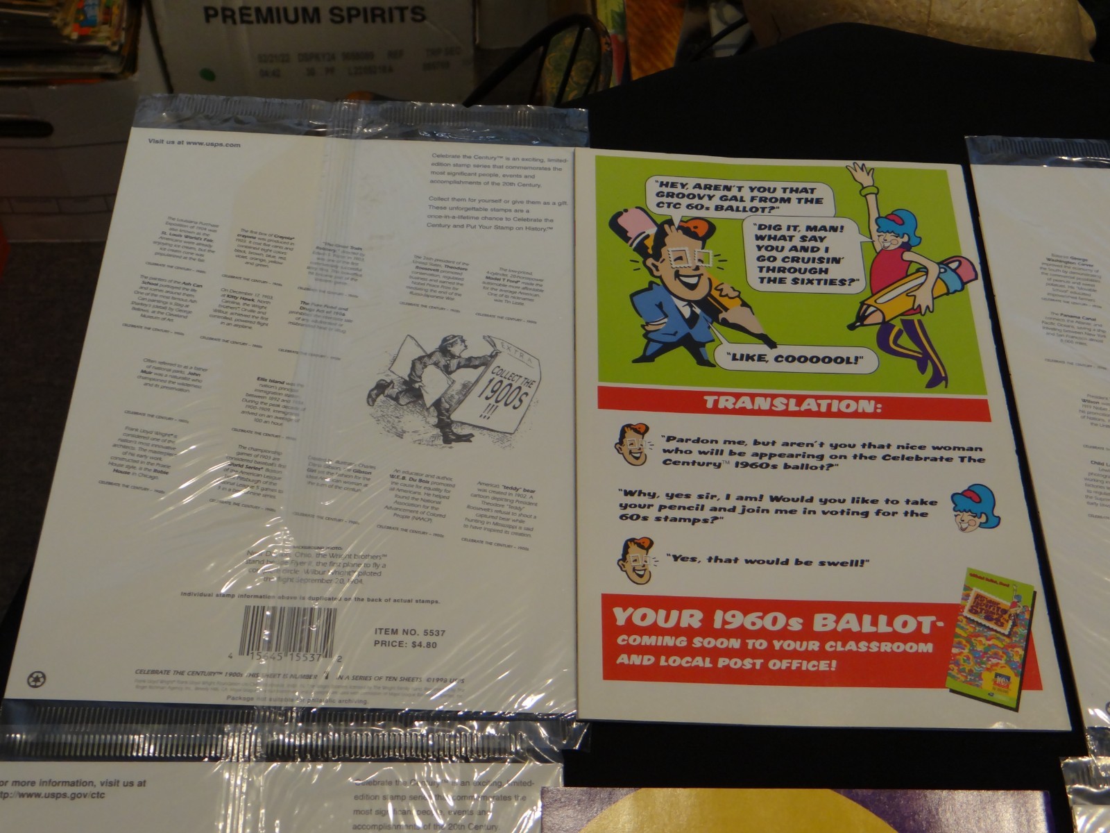 Celebrate the Century Sealed Stamp Sets #1, 2, 3, 4 (1900s-1930s) w/COMIC BOOKS!