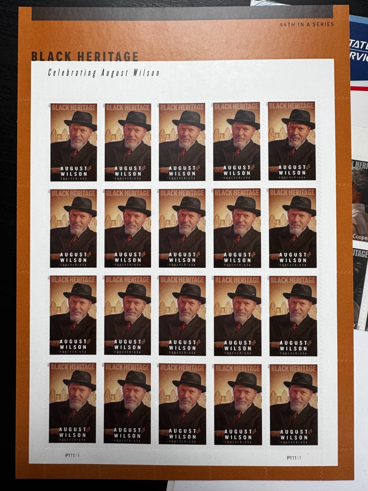 Black Heritage USPS forever stamps: Lot of #44, #39, #32