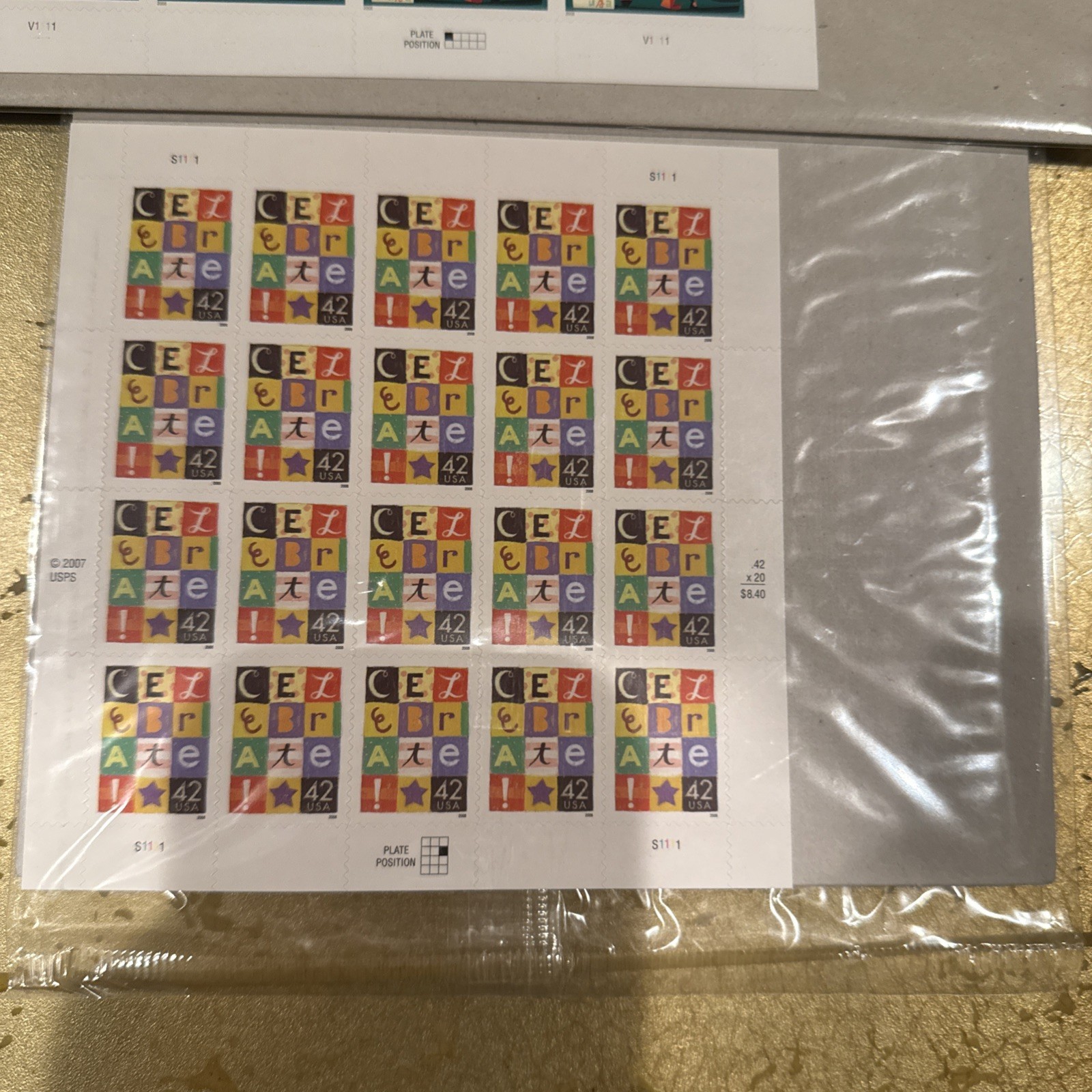 CELEBRATE + LATIN JAZZ STAMP (Both 42 Cents – 2007)