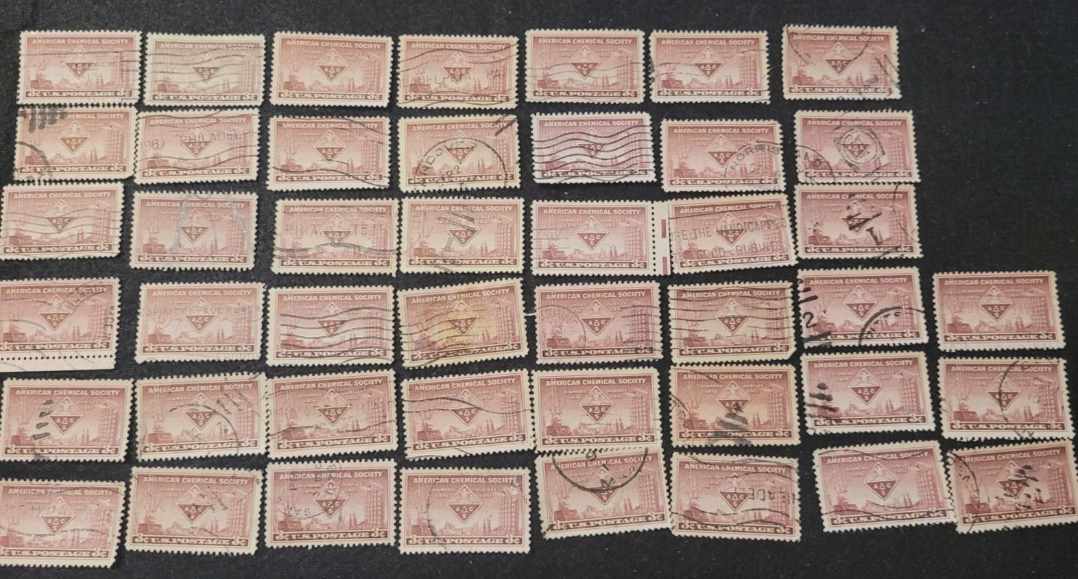 # 1002 – 1951 3¢ American Chemical Society USA Used 1 Stamp +2 FREE
