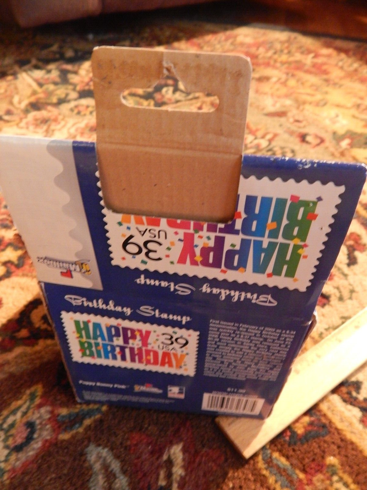 USPS ~ 39c Happy Birthday Stamp ~ Plush Bear & Cupcake ~ 2012 Ltd Promo