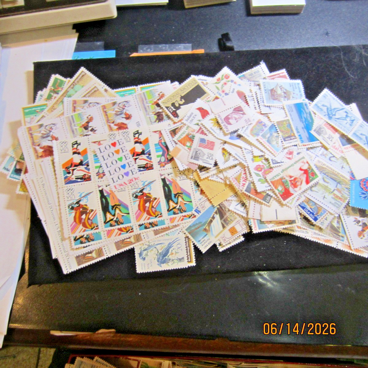 (1,000) TWENTY Cent Mint Postage Stamps* Buy At 55% Of Face Value *STK A