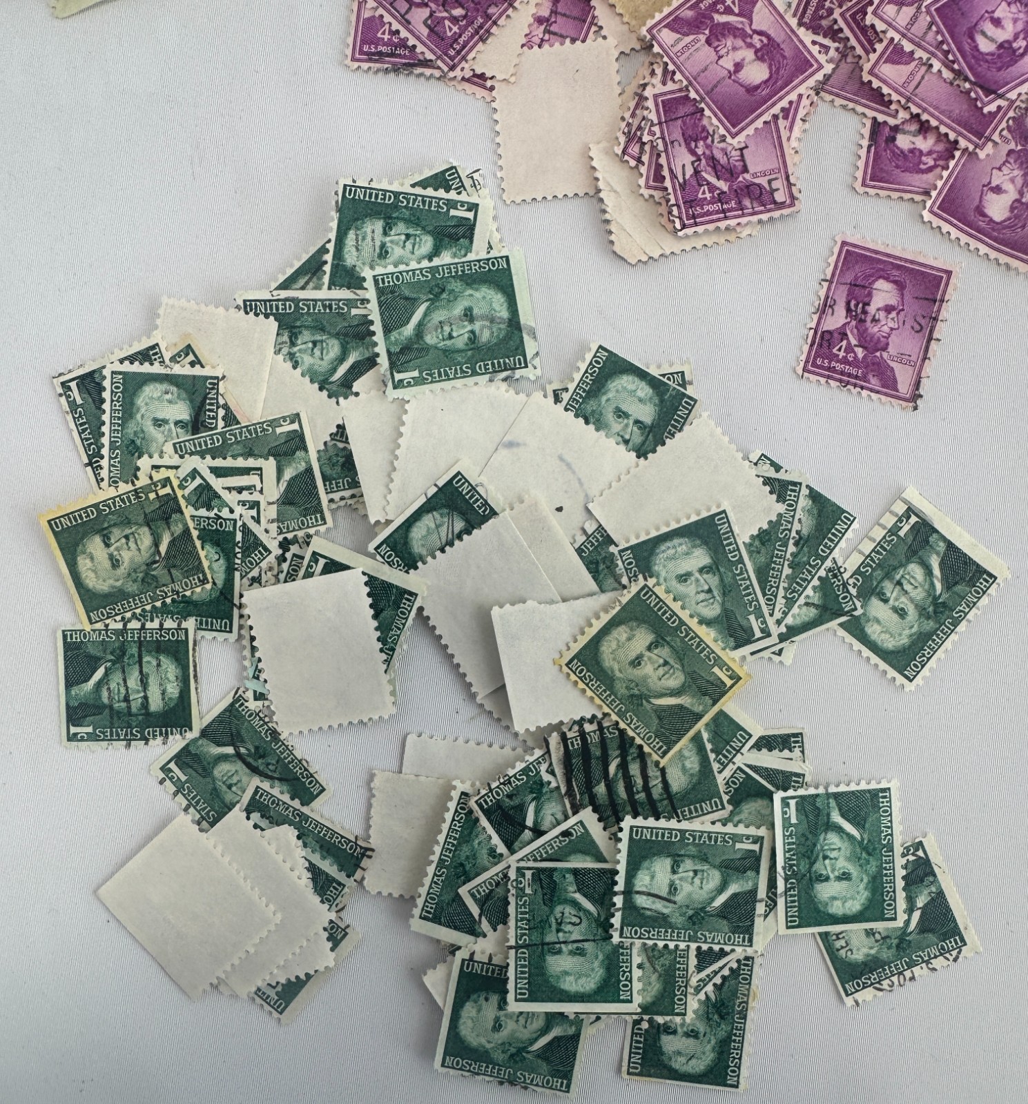 Cancelled Vintage US Definitive Stamp Mixture Lot 8 different types