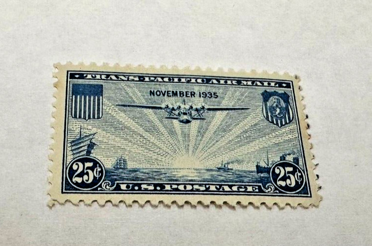 United States SCOTT # C20 – ONE 25 CENT CHINA AIRMAIL STAMP #S