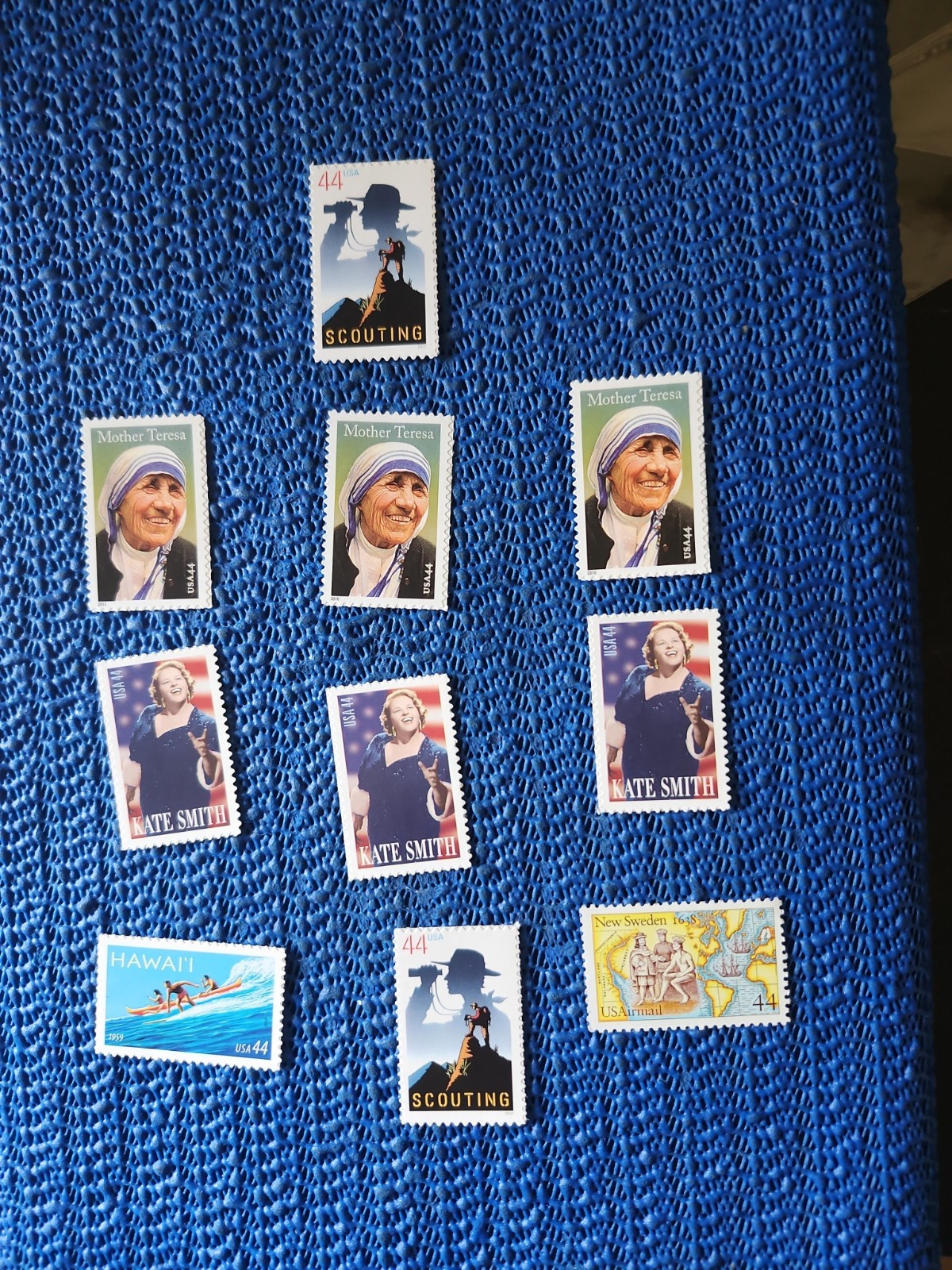 #17B,GET 10 Assorted US POSTAGE STAMPS 44-CENT MNH FV 4.40
