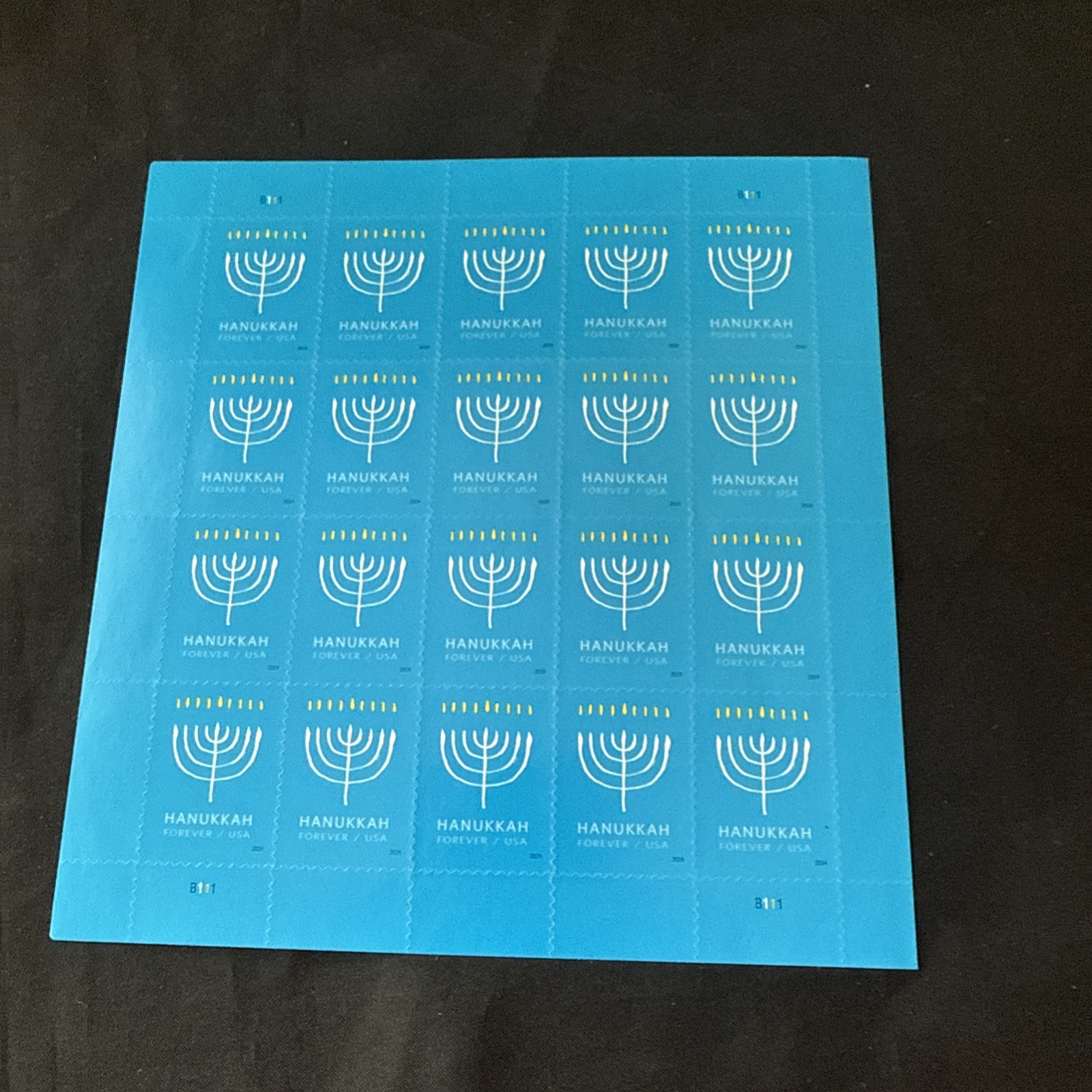 US SCOTT 5945 SHEET OF 20 HANUKKAH 2024 FOREVER STAMPS MNH