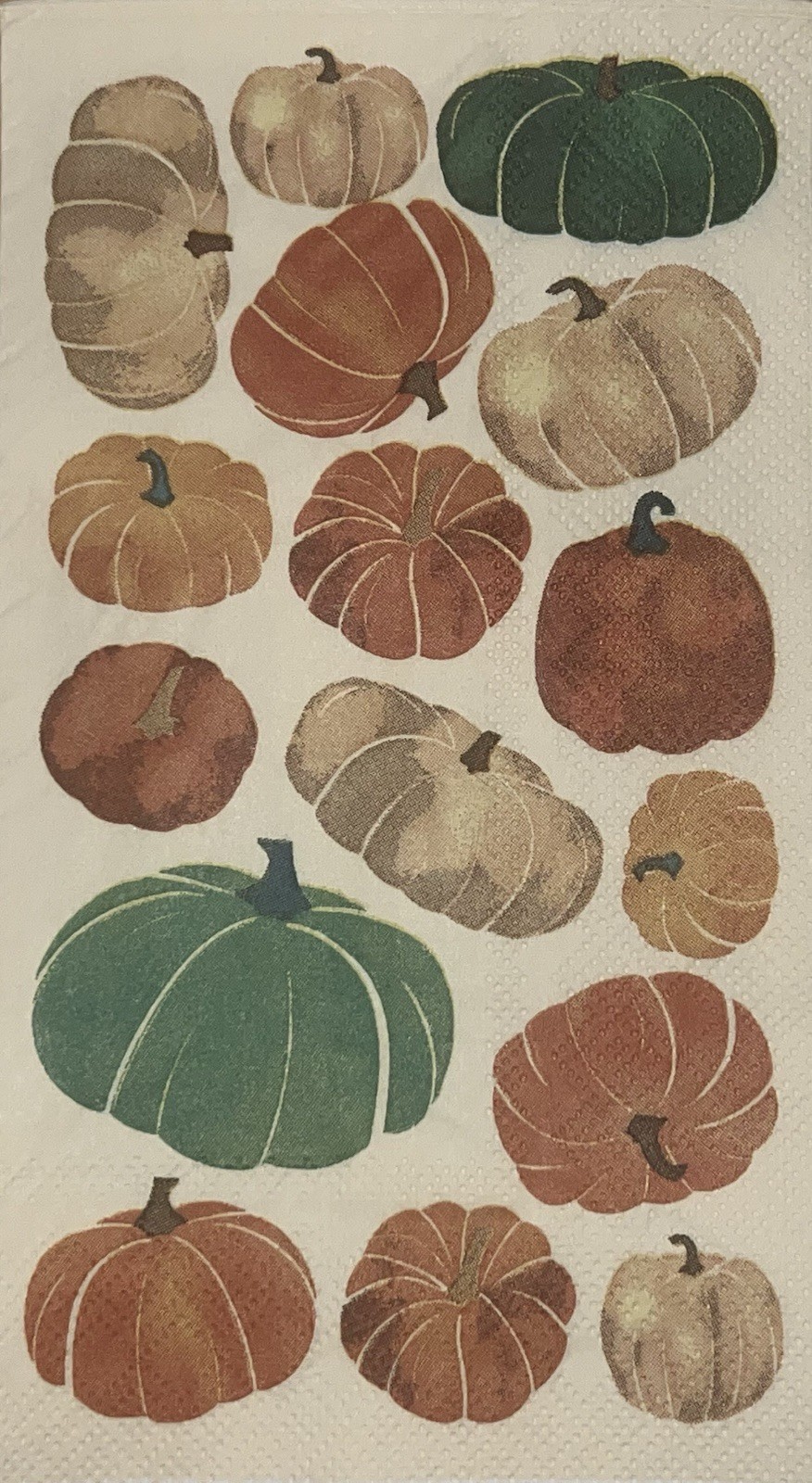 Three Individual Dinner Decoupage Napkins/autumn/Halloween/pumpkins/fall/