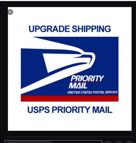Shipping Upgrade to Priority Mail 2-3 day delivery USA Buyers Exclusive.