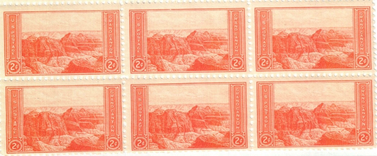 United States 2¢ Grand Canyon National Park Postage Stamp #741 Pack of 100