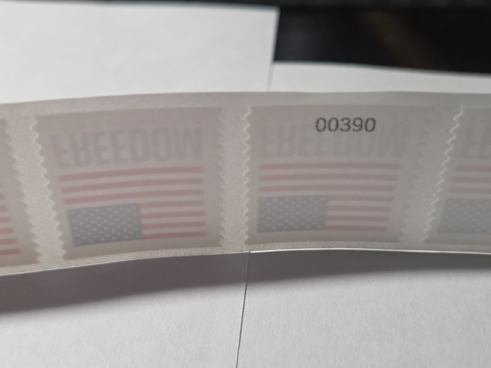 400 USPS forever flag stamps coil roll and 40 Forever International Stamps 1 OZ