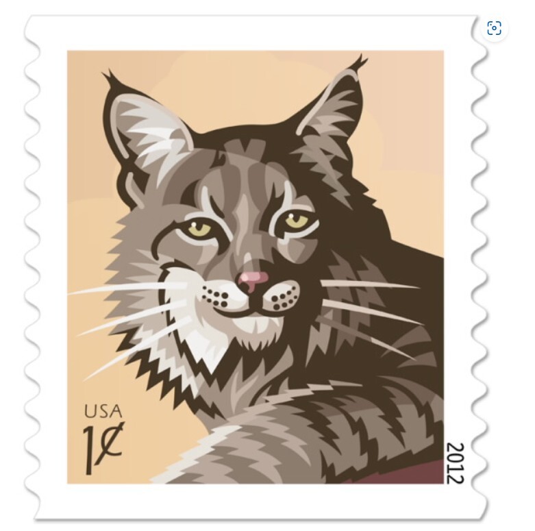 US stamps Bobcat 1c (2012) – 20 Postage Stamps