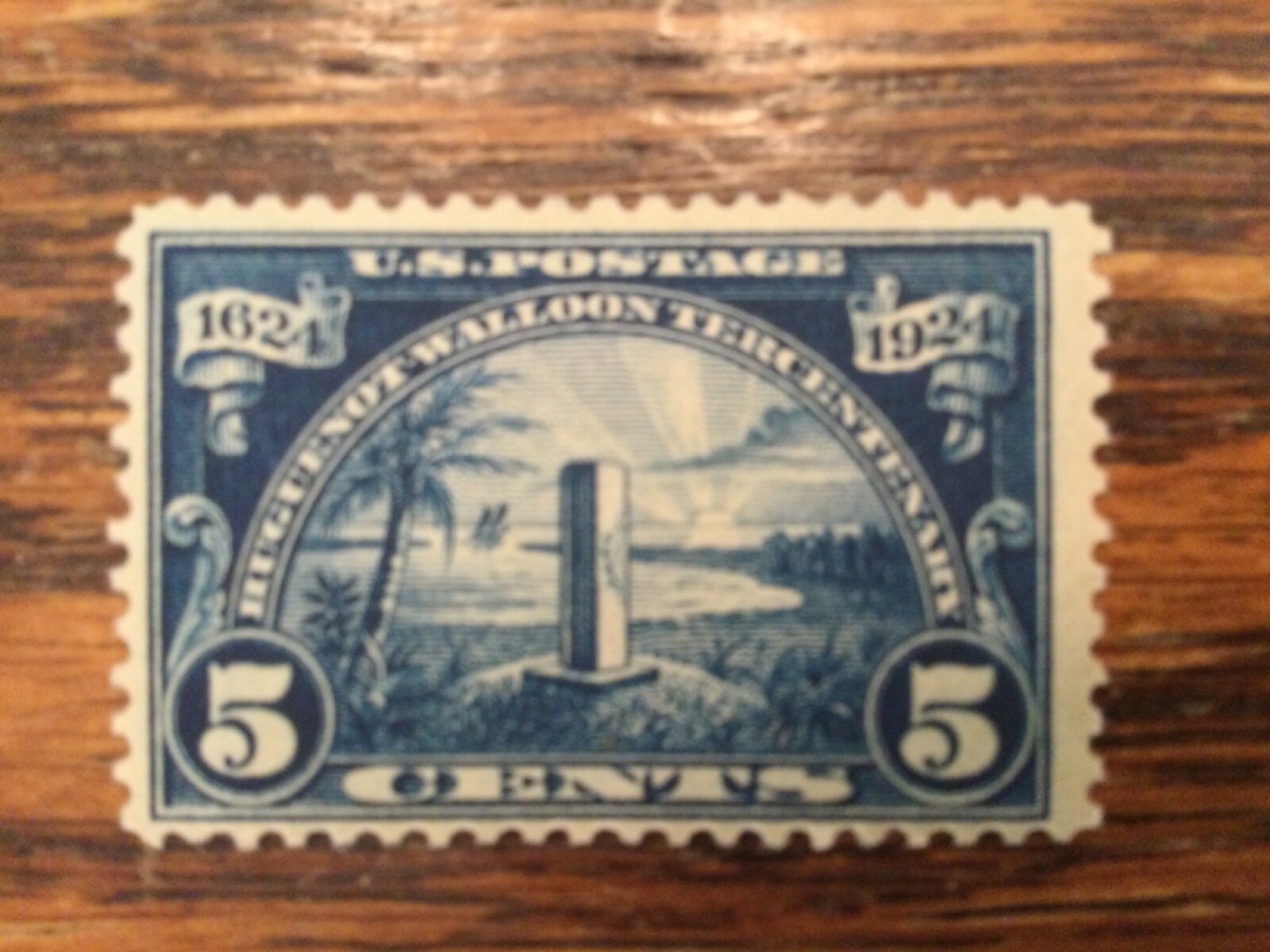 5 cent Jan Ribault Monument stamp MNH and VF – see photos.