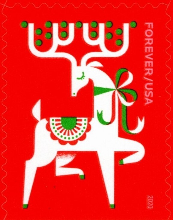 USA 2020 HOLIDAY DELIGHTS BEAUTIFUL 20 FOREVER STAMP BOOKLET SCOTT 5526-5529 MNH
