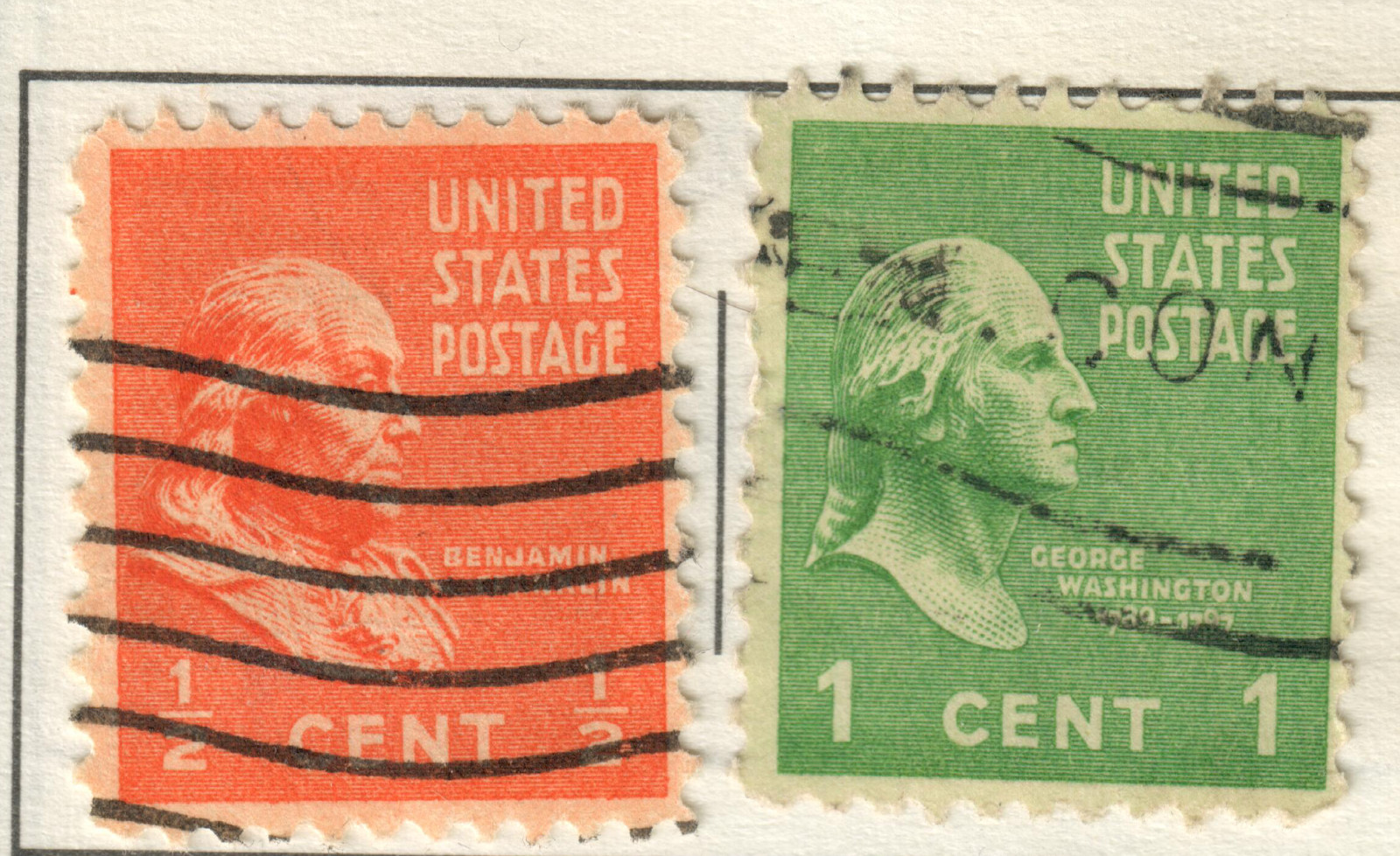 USA – 1938 -1939 Presidential issue #1