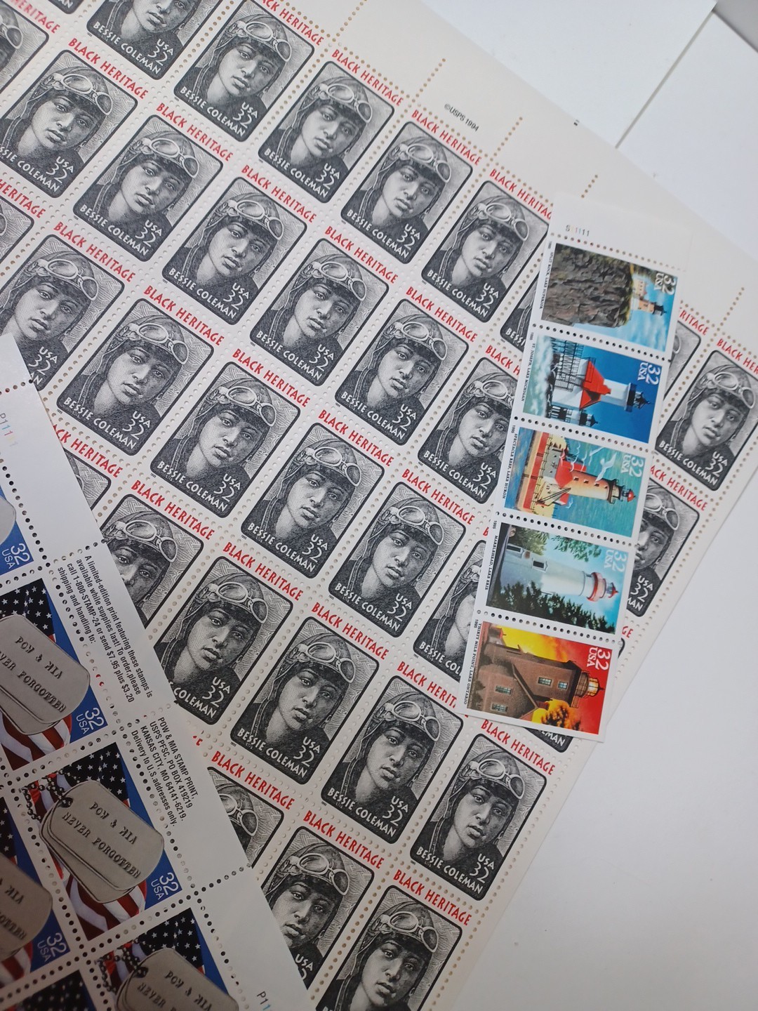 (95) 32 Cent Assorted Postage Stamps JBL1