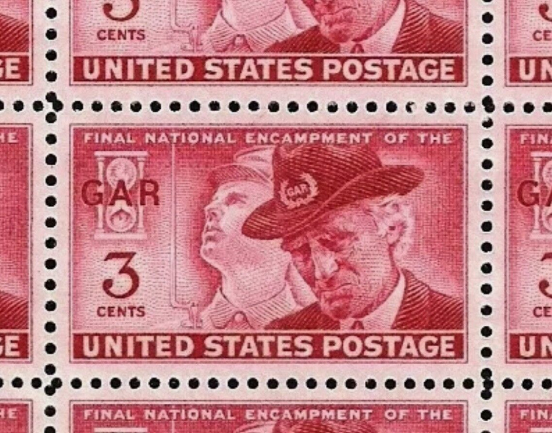 United States 3¢ Grand Army of Republic Postage Stamp #985 Pack of 100 Singles