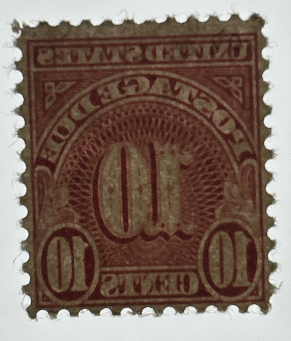 USA – 1931 – Postage Due – Numeral Stamp – 10¢ J84 PERF 11×10 1/2 B133