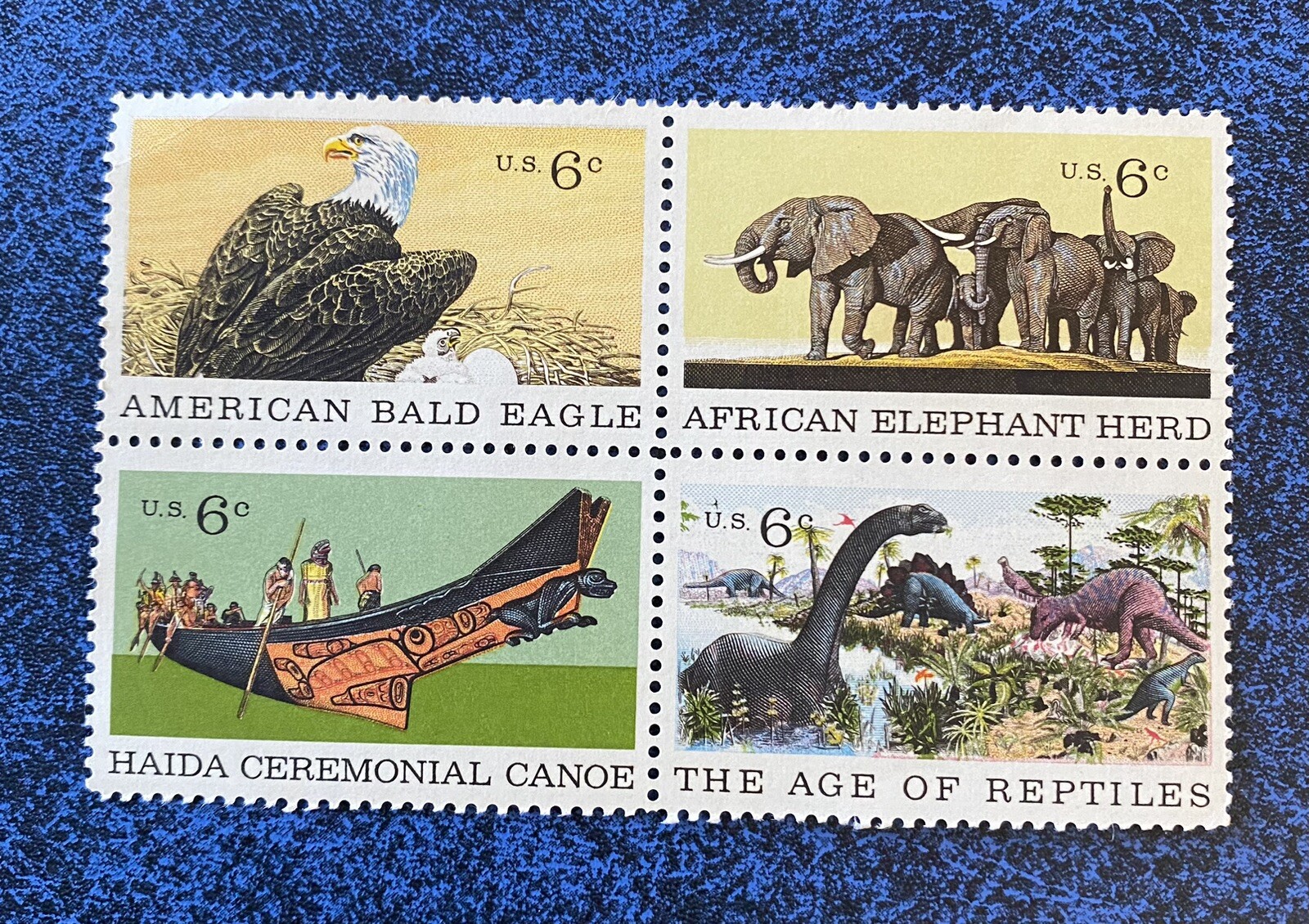US stamps sc #1387-90 natural history 6c 1970 MNH B4