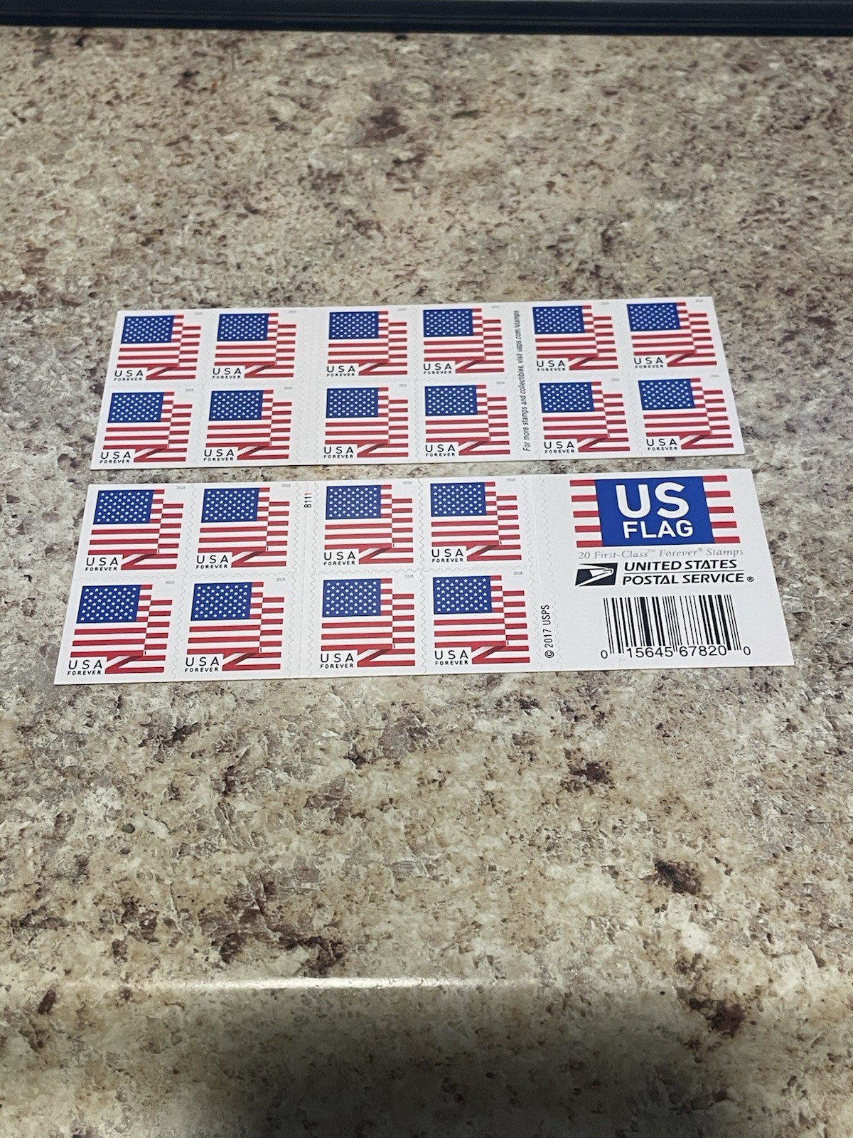 USPS US Flag (2018) # 5263 First-Class Forever Stamps – Booklet of 20