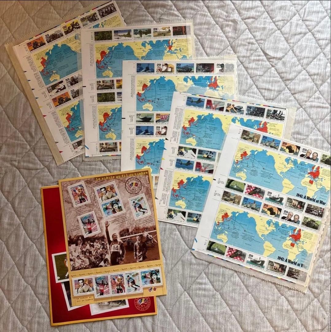 Commemorative stamp sheet set: History, Sports
